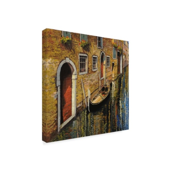 Guido Borelli 'La Gondola Sul Canale' Canvas Art,35x35